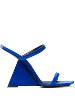 Giuseppe Zanotti sandales à talon biseauté - Bleu - thumbnail