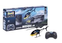 Revell Control, RC helicopter mosquito, 2-kanaals IR-afstandsbediening, gyro-stabilisatie, led-voorverlichting, reserverrotoren inbegrepen, LiPo-accu en oplader, lengte 21 cm, vanaf 8 jaar