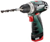 Metabo BS Basic Accu-Boorschroefmachine | 12V | 2X2 Ah Li-Power | Lader LC 12 | In kunststof koffer - 600984500 - thumbnail