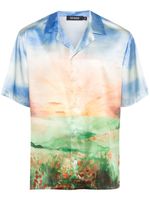 Nahmias chemise Summerland Sunset - Bleu