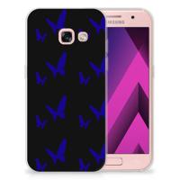 Samsung Galaxy A3 2017 TPU bumper Vlinder Patroon