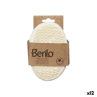 Lichaamsspons Berilo B7083-8 B7083-8 Wit Beige 11 x 15 x 5 cm (12 Stuks)