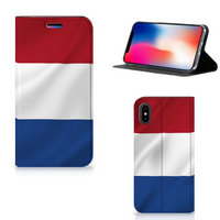 Apple iPhone X | Xs Standcase Nederlandse Vlag - thumbnail