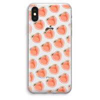 Just peachy: iPhone XS Max Transparant Hoesje