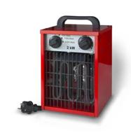 Euromac EK2001 Ventilator elektrisch verwarmingstoestel Zwart, Rood 2000 W