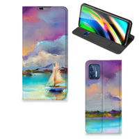 Bookcase Motorola Moto G9 Plus Boat - thumbnail