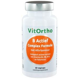 VitOrtho B Actief complex formule met alfa-liponzuur (60 vegacaps)