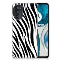 Motorola Moto G52/G82 TPU Hoesje Zebra - thumbnail