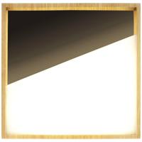 ECO-Light 9360 S NERO VISTA LED-plafondlamp LED 25 W Zwart, Hout - thumbnail