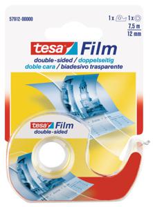 tesa 57912-00000-02 Dubbelzijdige tape tesafilm Transparant (l x b) 7.5 m x 12 mm 1 stuk(s)