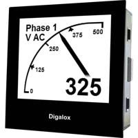 TDE Instruments DPM72-MPN Digitaal inbouwmeetapparaat Spanning: AC 0 - 500 V, stroom: +-60 mV, frequentie: 10 - 500 Hz