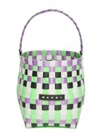 Marni Kids sac seau à logo appliqué - Vert - thumbnail