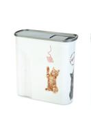 Curver - voedselcontainer kat - wit - 6l - 2,5kg