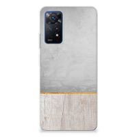 Xiaomi Redmi Note 11 Pro 5G Bumper Hoesje Wood Concrete