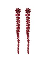 Simone Rocha boucles d'oreilles pendantes à ornements - Rouge - thumbnail