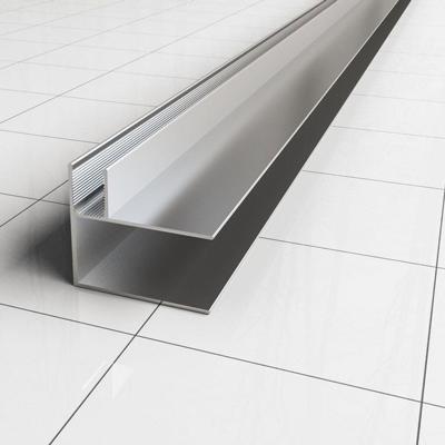 Hoekprofiel Wiesbaden Nisdeur en Zijwand 10mm Hoekprofiel Wiesbaden Nisdeur en Zijwand 10mm