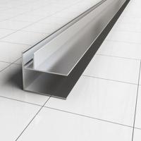 Hoekprofiel Wiesbaden Nisdeur en Zijwand 10mm