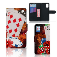 Samsung Galaxy A41 Wallet Case met Pasjes Casino