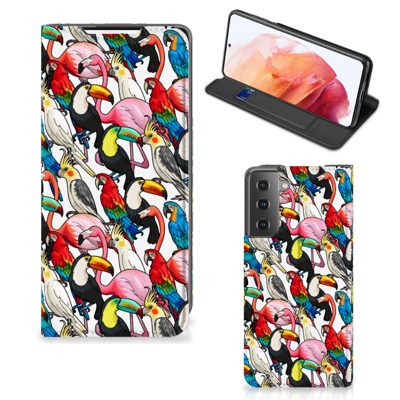 Samsung Galaxy S21 Hoesje maken Birds Samsung Galaxy S21 Hoesje maken Birds
