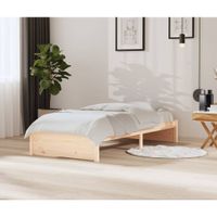 Bedframe massief hout 90x200 cm