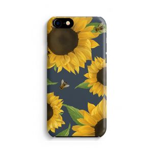 Sunflower and bees: iPhone 8 Volledig Geprint Hoesje