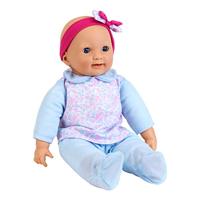 Theo Klein 1717 Baby Coralie interactieve babypop | Met 30 levensechte functies, flesje en fopspeen | Speelgoed voor kinderen vanaf 2 jaar