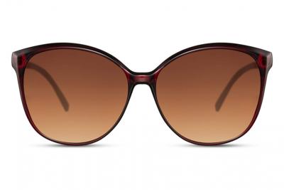 CWI zonnebril vlinder dames volledig omrand cat. 3 roodbruin/goud/bruin CWI zonnebril vlinder dames volledig omrand cat. 3 roodbruin/goud/bruin