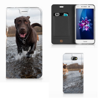 Huawei Y5 2 | Y6 Compact Hoesje maken Honden Labrador - thumbnail