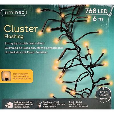 Clusterverlichting lumineo Flashing 768- lamps LED 'classic warm Clusterverlichting lumineo Flashing 768- lamps LED 'classic warm