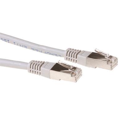 ACT Grijze 0,5 meter LSZH SFTP CAT6A patchkabel met RJ45 connectoren ACT Grijze 0,5 meter LSZH SFTP CAT6A patchkabel met RJ45 connectoren
