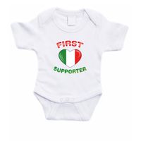 First Italie supporter rompertje wit babies 92 (18-24 maanden)  -