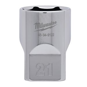 Milwaukee Accessoires 1/2" Dop Metrisch - 21 mm - 4932480019