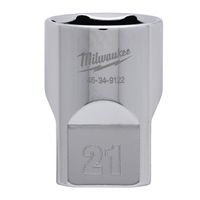 Milwaukee Accessoires 1/2" Dop Metrisch - 21 mm - 4932480019