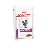Royal Canin Veterinary Early Renal, 12 x 85 g, volledig dieet voor katten, voor vroege ondersteuning van de nierfunctie, met matig fosforgehalte, met EPA en DHA