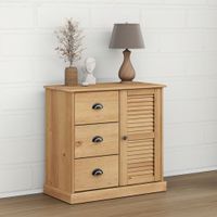 Dressoir met lades VIGO 78x40x75 cm massief grenenhout - thumbnail