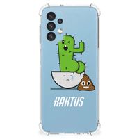 Samsung Galaxy A13 (4G) Stevig Bumper Hoesje Cactus Poo