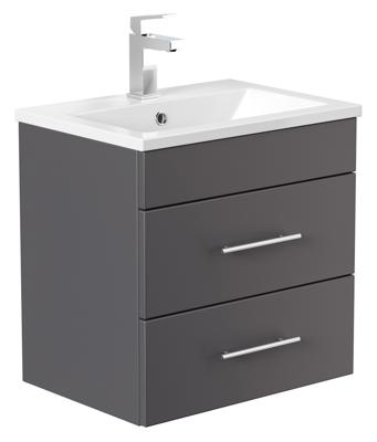 Saniclear Bianca Badkamermeubel 50cm antraciet