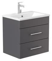 Saniclear Bianca Badkamermeubel 50cm antraciet