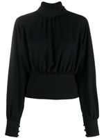 Filippa K blouse à col montant - Noir