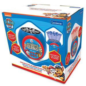 Paw Patrol Projector Wekker Rood/Blauw