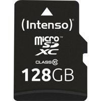 Intenso 3413491 microSDXC-kaart 128 GB Class 10 Incl. SD-adapter