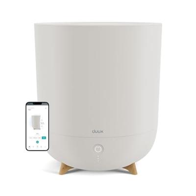Duux Neo Smart Ultrasone Luchtbevochtiger - Grote watertank met 5L capactiteit - Output tot 500ml/u - Tot 16 uur gebruikstijd - Greige