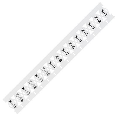 WAGO 211-835 211-835 Kabelmarkeringssysteem Markeringsvlak: 25 x 10 mm Wit Aantal markeringen: 500 500 stuk(s)