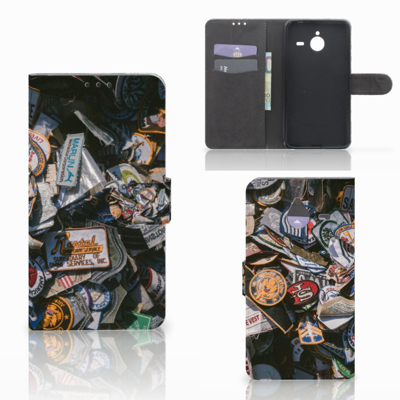 Microsoft Lumia 640 XL Telefoonhoesje met foto Badges Microsoft Lumia 640 XL Telefoonhoesje met foto Badges