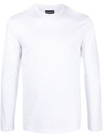 Emporio Armani t-shirt à manches longues - Blanc