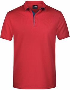 James+Nicholson JN726 Heren Polo Single Stripe