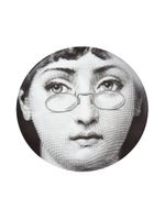 Fornasetti assiette imprimée - Noir