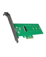 Icy-Box IB-PCI208 interne PCI-kaart 1x m.2 PCIe (NVMe) SSD (2242, 2260, 2280) naar 1x PCI-Express (X4) sleuf tot 32 Gbit/s, Full Profile Bracket