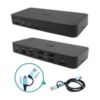 i-tec USB 3.0 / USB-C / Thunderbolt, 3x 4K Docking Station + Power Delivery 100W - thumbnail