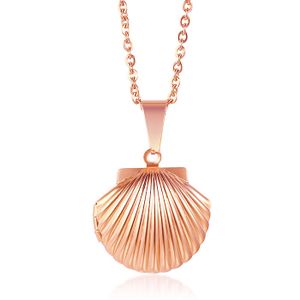 LGT Jewels Dames ketting Sea Shell Locket Rose